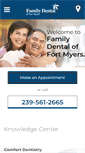 Mobile Screenshot of familydentalfortmyers.com